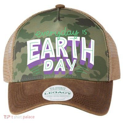 Everyday Is Earth Day Awareness Legacy Tie Dye Trucker Hat