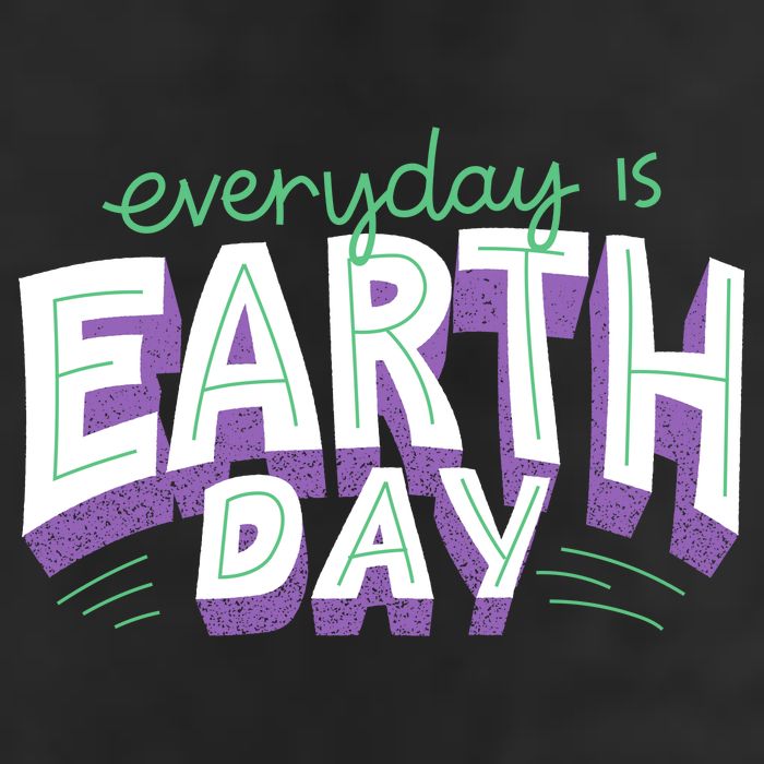 Everyday Is Earth Day Awareness 7 Panel Mesh Trucker Snapback Hat