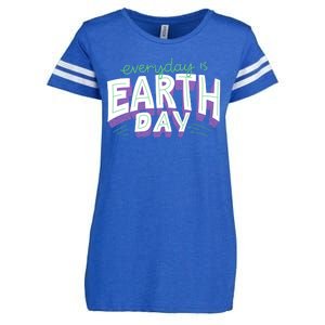 Everyday Is Earth Day Awareness Enza Ladies Jersey Football T-Shirt