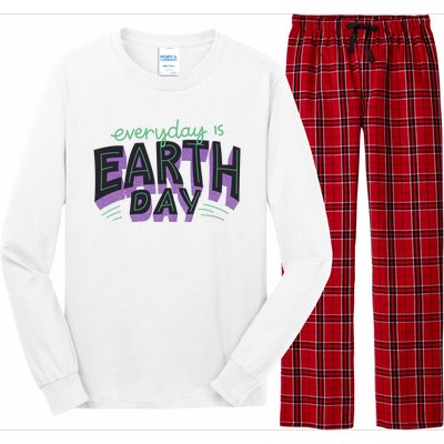 Everyday Is Earth Day Awareness Long Sleeve Pajama Set