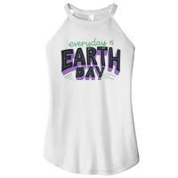 Everyday Is Earth Day Awareness Women's Perfect Tri Rocker Tank