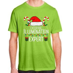 Exterior Illumination Expert Christmas Light Decorator Xmas Adult ChromaSoft Performance T-Shirt