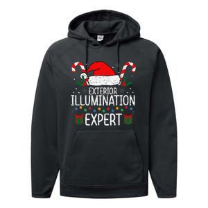 Exterior Illumination Expert Christmas Light Decorator Xmas Performance Fleece Hoodie