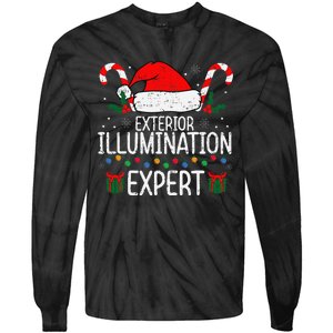 Exterior Illumination Expert Christmas Light Decorator Xmas Tie-Dye Long Sleeve Shirt