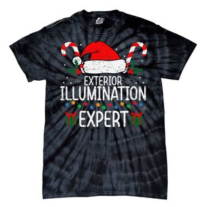 Exterior Illumination Expert Christmas Light Decorator Xmas Tie-Dye T-Shirt