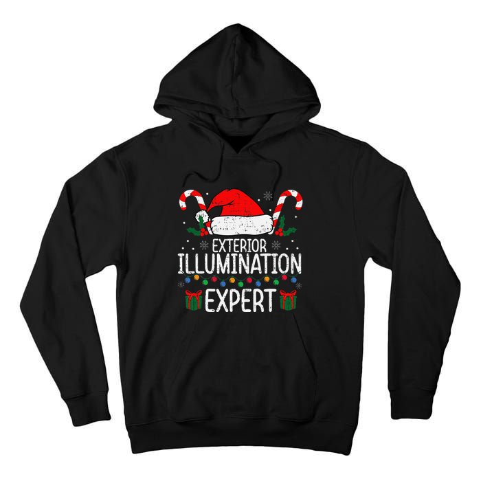 Exterior Illumination Expert Christmas Light Decorator Xmas Tall Hoodie