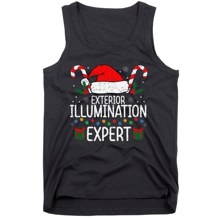 Exterior Illumination Expert Christmas Light Decorator Xmas Tank Top