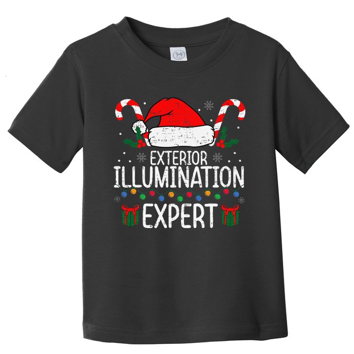 Exterior Illumination Expert Christmas Light Decorator Xmas Toddler T-Shirt