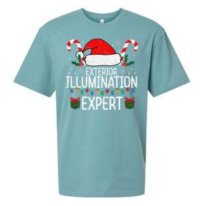 Exterior Illumination Expert Christmas Light Decorator Xmas Sueded Cloud Jersey T-Shirt