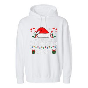 Exterior Illumination Expert Christmas Light Decorator Xmas Garment-Dyed Fleece Hoodie