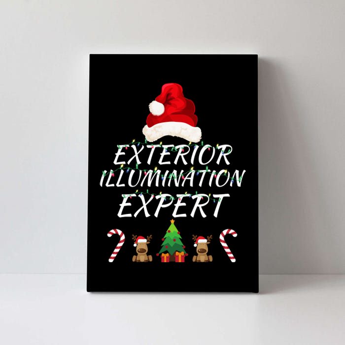 Exterior Illumination Expert Christmas Light Decorator Funny Illumination Expert Canvas