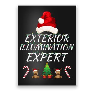 Exterior Illumination Expert Christmas Light Decorator Funny Illumination Expert Poster