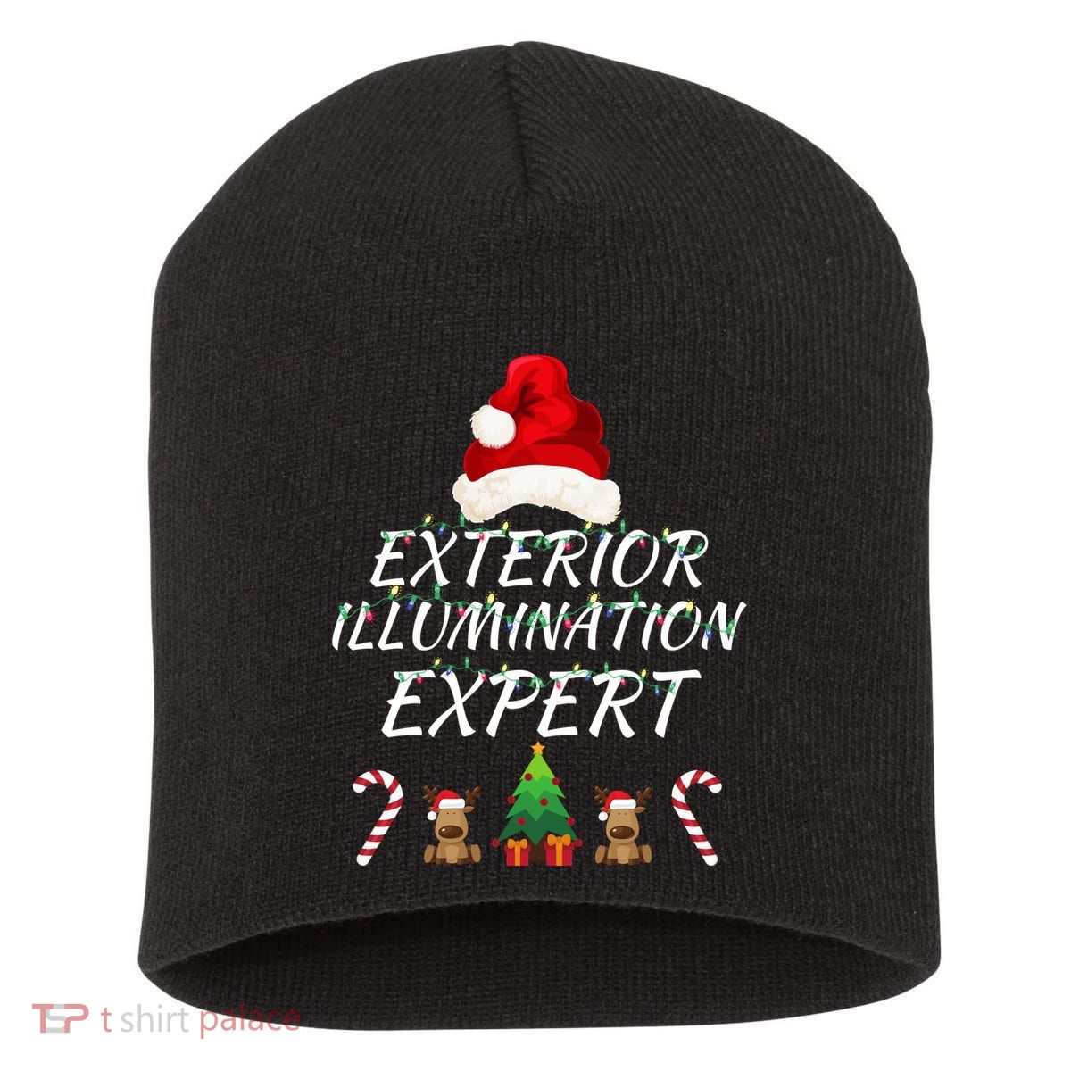 Exterior Illumination Expert Christmas Light Decorator Funny Illumination Expert Short Acrylic Beanie