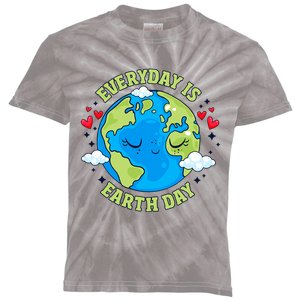 Everyday Is Earth Day Celebrate Earth Day Environmental Cute Design Kids Tie-Dye T-Shirt