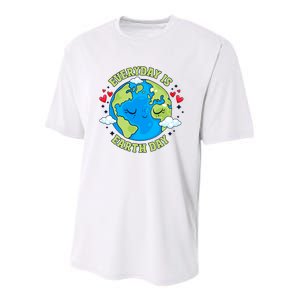 Everyday Is Earth Day Celebrate Earth Day Environmental Cute Design Youth Performance Sprint T-Shirt