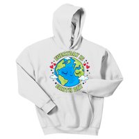 Everyday Is Earth Day Celebrate Earth Day Environmental Cute Design Kids Hoodie