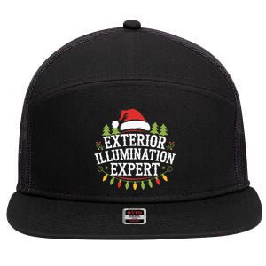 Exterior Illumination Expert 7 Panel Mesh Trucker Snapback Hat