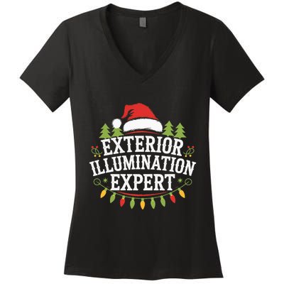 Exterior Illumination Expert Women's V-Neck T-Shirt