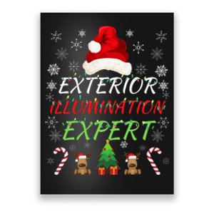 Exterior Illumination Expert Funny Illumination Expert Christmas Light Decorator Poster