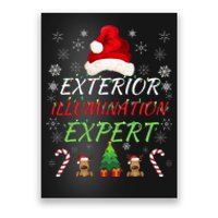 Exterior Illumination Expert Funny Illumination Expert Christmas Light Decorator Poster