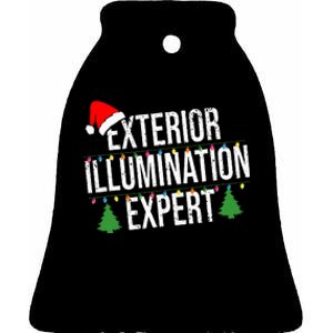 Exterior Illumination Expert Christmas Lights Decorations Ceramic Bell Ornament