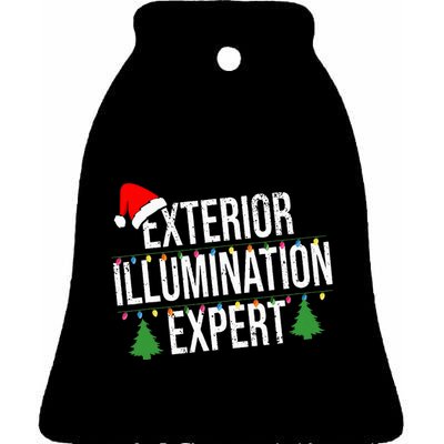 Exterior Illumination Expert Christmas Lights Decorations Ceramic Bell Ornament