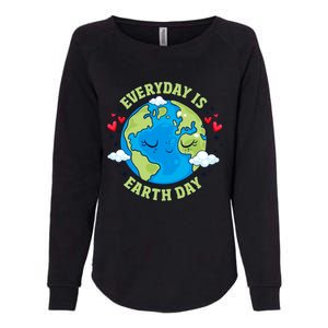 Everyday Is Earth Day Celebrate Earth Day Environtal Cool Gift Womens California Wash Sweatshirt