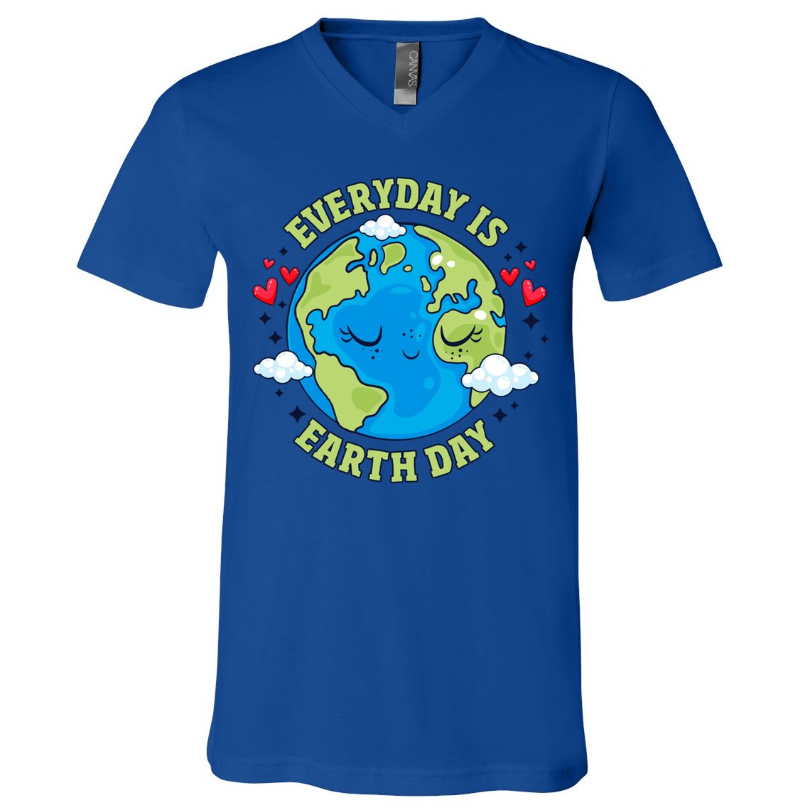 Everyday Is Earth Day Celebrate Earth Day Environtal Cool Gift V-Neck T-Shirt