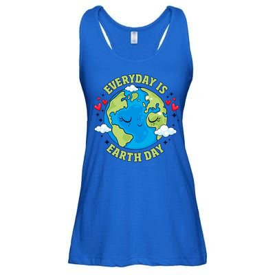 Everyday Is Earth Day Celebrate Earth Day Environtal Cool Gift Ladies Essential Flowy Tank