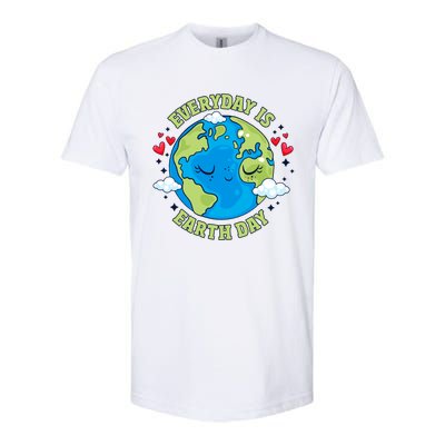 Everyday Is Earth Day Celebrate Earth Day Environtal Cool Gift Softstyle® CVC T-Shirt