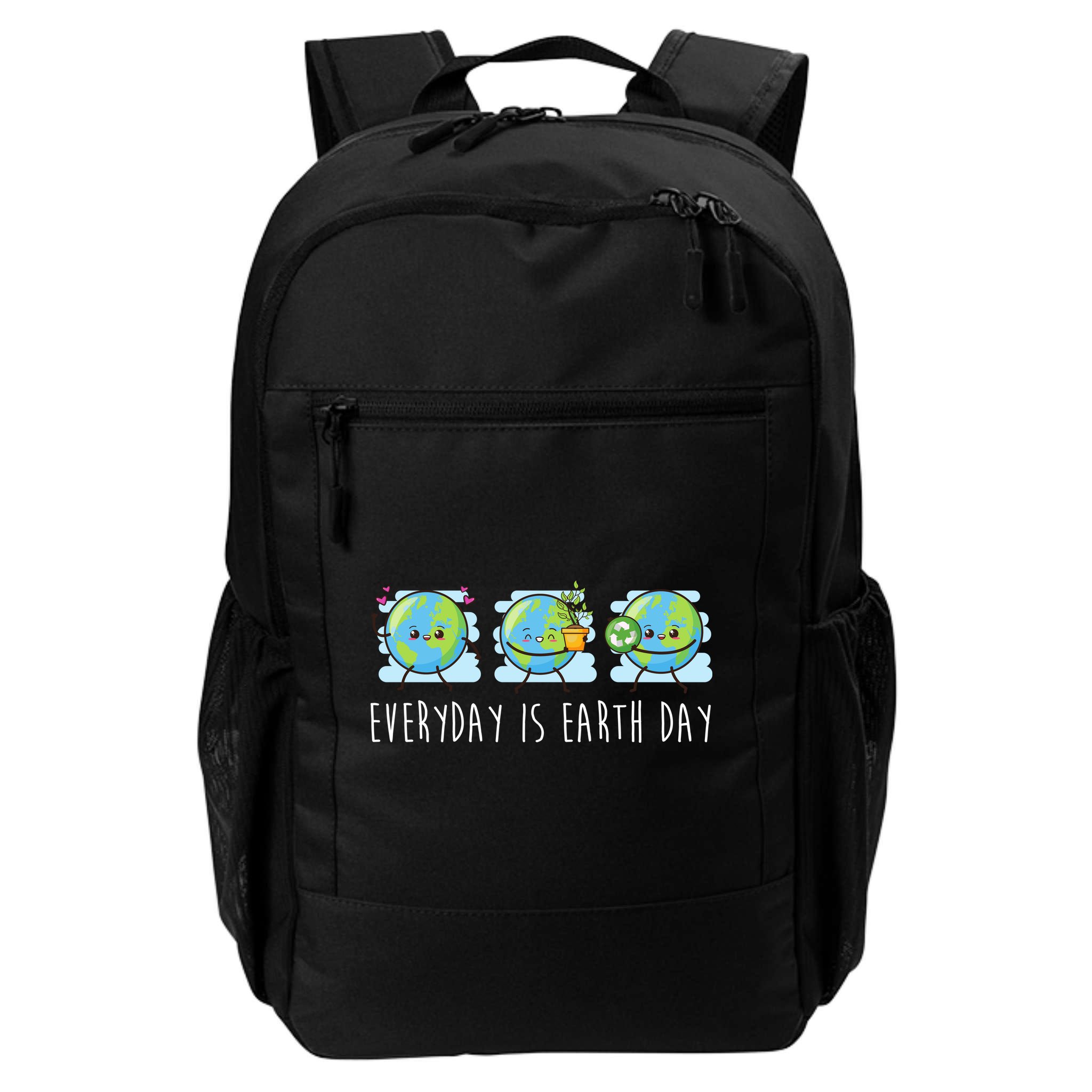 Everyday Is Earth Day Cute Planet Awareness Backpack