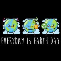 Everyday Is Earth Day Cute Planet Awareness Backpack