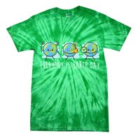 Everyday Is Earth Day Cute Planet Awareness Tie-Dye T-Shirt