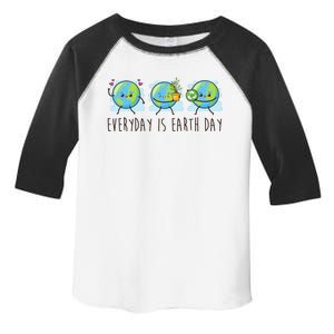 Everyday Is Earth Day Cute Planet Awareness Toddler Fine Jersey T-Shirt