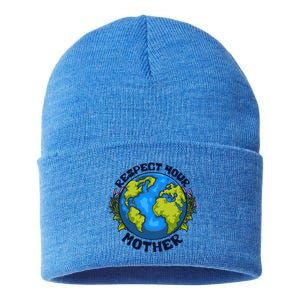 Everyday Is Earth Day Celebrate Earth Day Environtal Great Gift Sustainable Knit Beanie