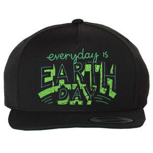 Everyday Is Earth Day Awareness Love Nature Save The Planet Cute Gift Wool Snapback Cap