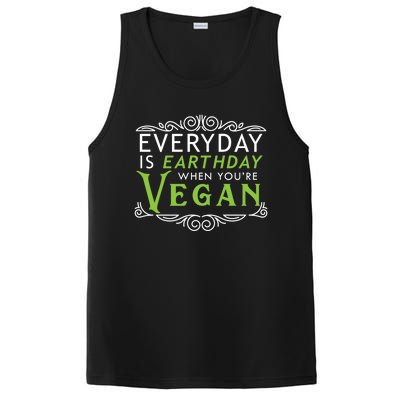 Everyday Is Earth Day Vegan Environt Awareness Vegetarian Cute Gift PosiCharge Competitor Tank