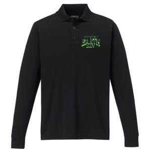 Everyday Is Earth Day Save The Planet Awareness Nature Cool Gift Performance Long Sleeve Polo