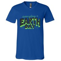 Everyday Is Earth Day Save The Planet Awareness Nature Cool Gift V-Neck T-Shirt