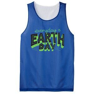 Everyday Is Earth Day Save The Planet Awareness Nature Cool Gift Mesh Reversible Basketball Jersey Tank