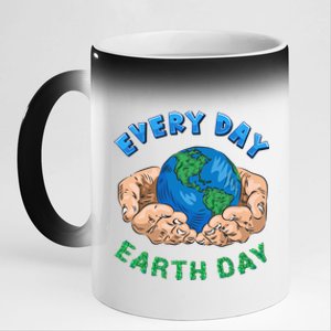 Everyday Is Earth Day Tee Mother Earth Day Tee Nature Lovers Gift 11oz Black Color Changing Mug