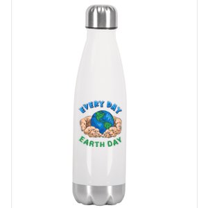 Everyday Is Earth Day Tee Mother Earth Day Tee Nature Lovers Gift Stainless Steel Insulated Water Bottle