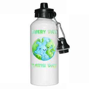 Everyday Is Earth Day Tee Mother Earth Day Tee Nature Lovers Cute Gift Aluminum Water Bottle