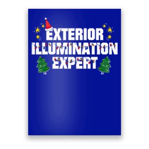 Exterior Illumination Expert Christmas Light Hanging Pro Gift Poster