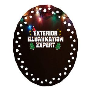 Exterior Illumination Expert Christmas Light Hanging Pro Gift Ceramic Oval Ornament