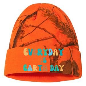 Everyday Is Earth Day Environtal Support Groovy Nature Gift Kati Licensed 12" Camo Beanie