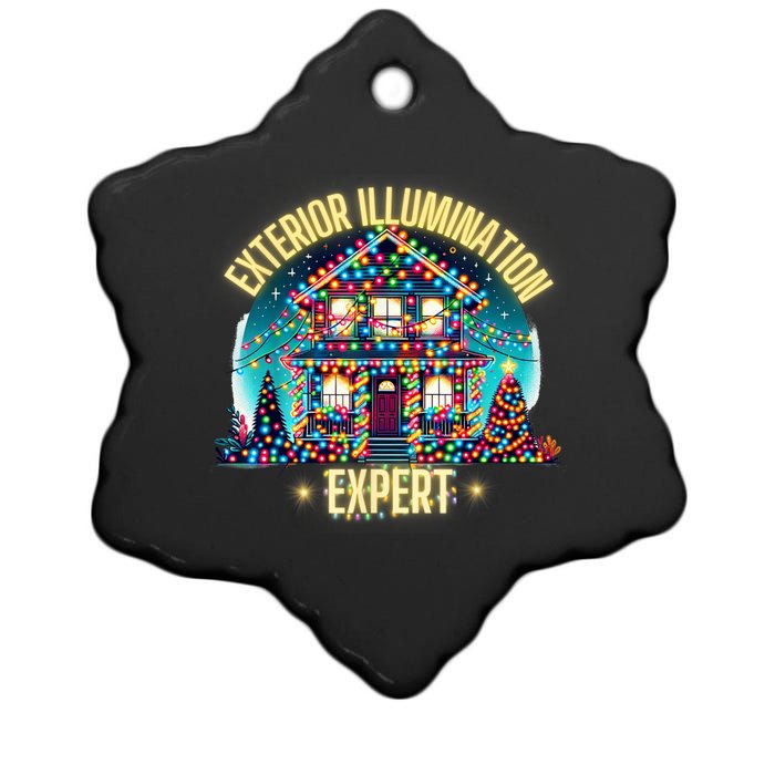 Exterior Illumination Expert Christmas Lights Decor Funny Ceramic Star Ornament