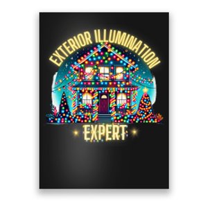 Exterior Illumination Expert Christmas Lights Decor Funny Poster