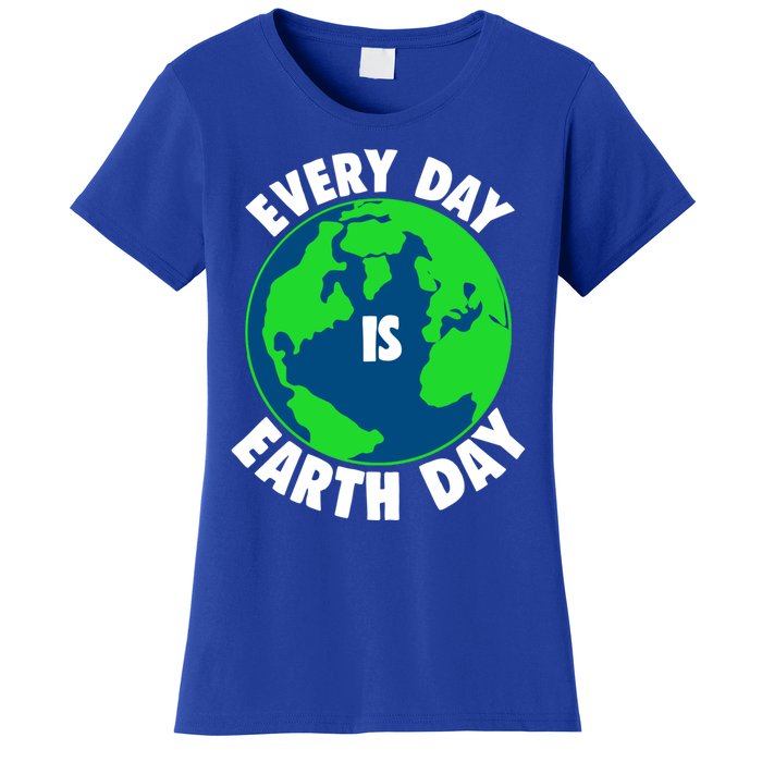 Everyday Is Earth Day Retro Vintage Great Gift Earth Globe Gift Women's T-Shirt