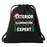 Exterior Illumination Expert Christmas Light Decorator Drawstring Bag